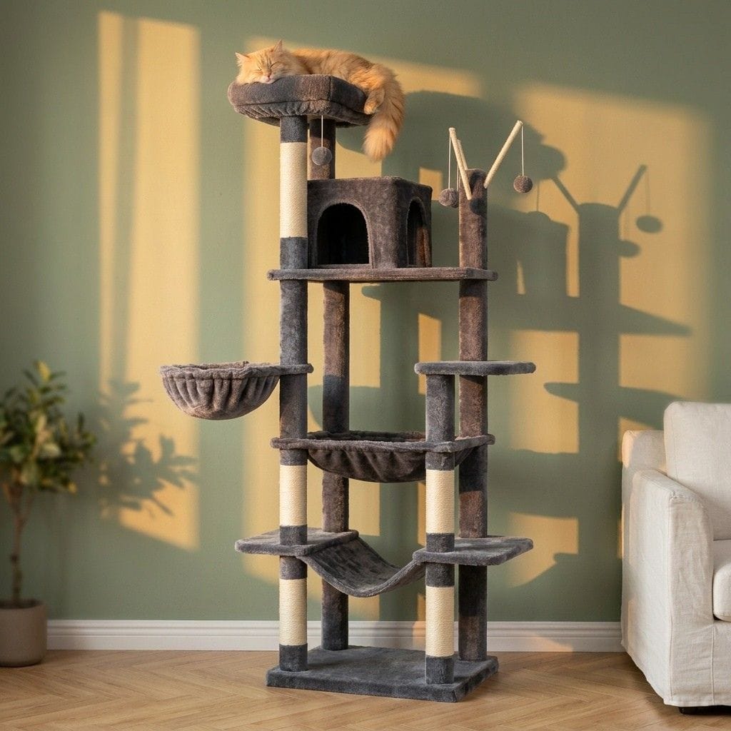 Grand arbre a chat maine coon