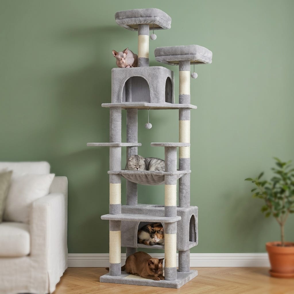 Grand arbre a chat pour maine coon