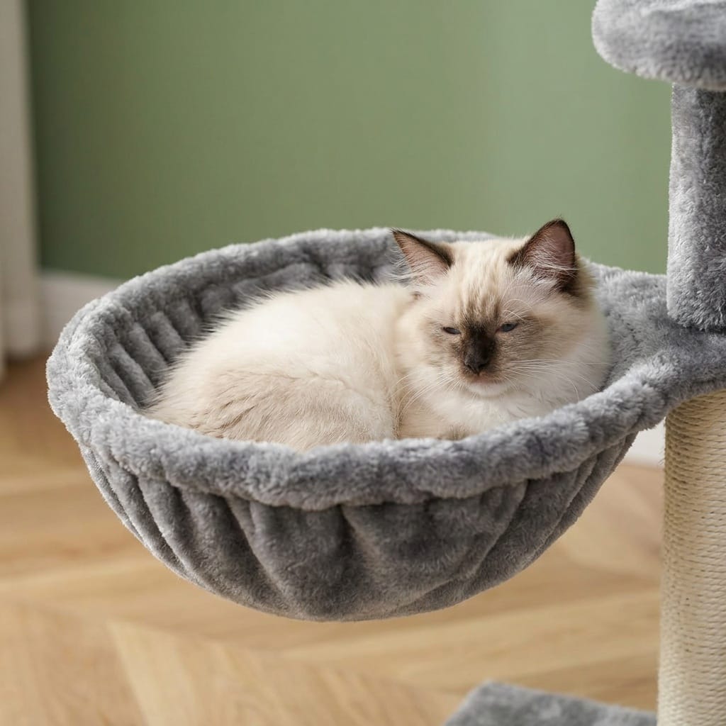 Petit arbre a chat avec balle