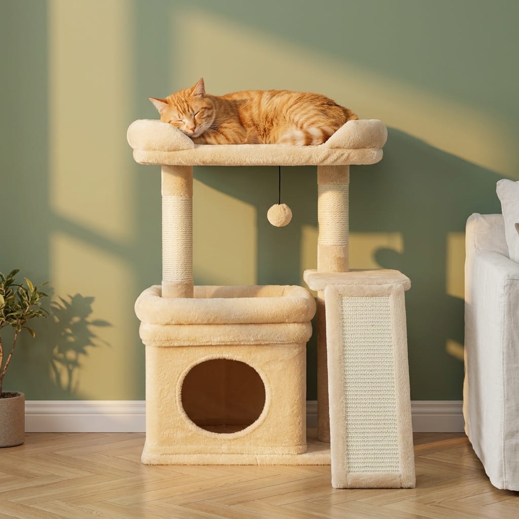 Petit arbre a chat avec coussin