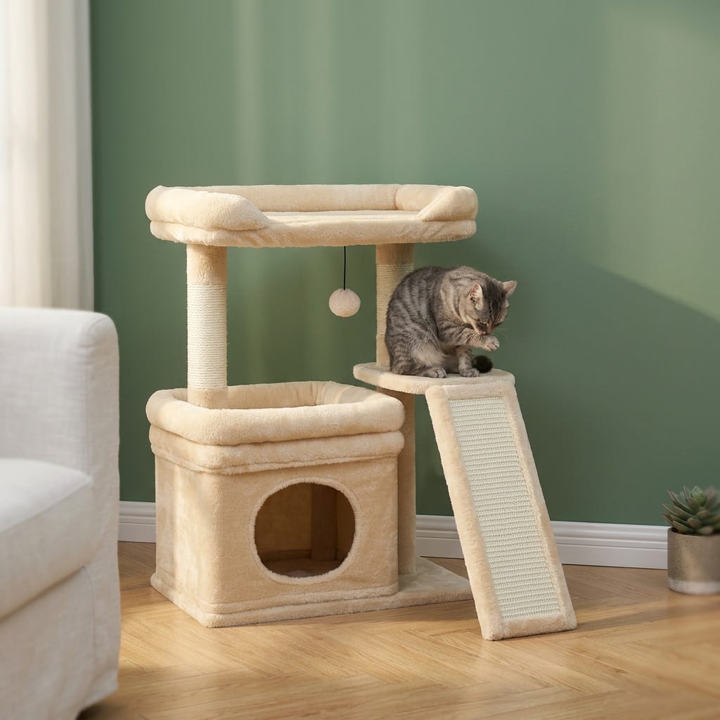 Petit arbre a chat avec coussin
