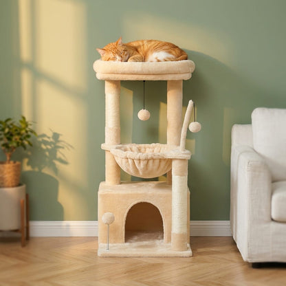 Petit arbre a chat beige