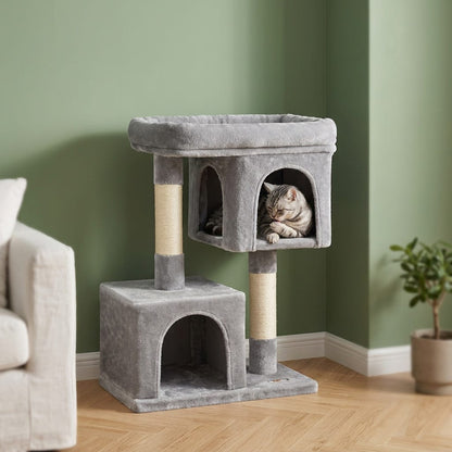 Petit arbre a chat gris
